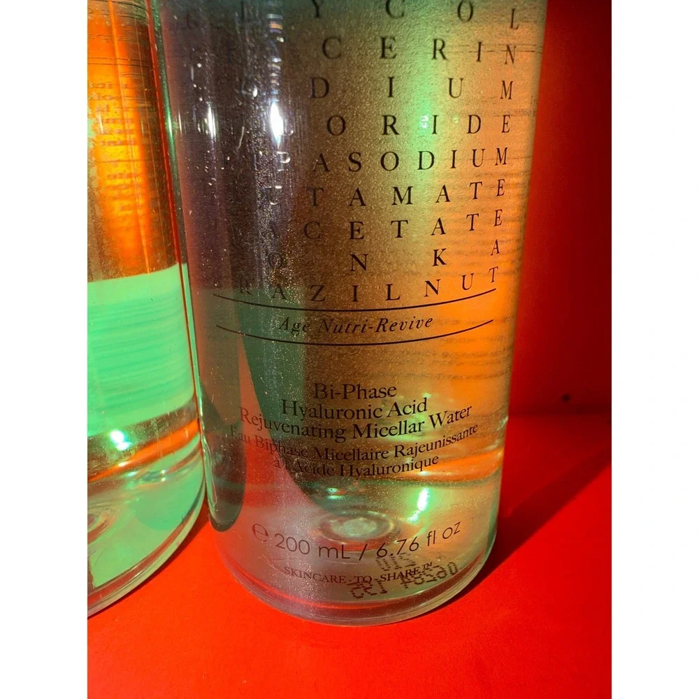 Avant Micellar Water Bi-Phase Hyaluronic Acid Rejuvenating Age Nutri-Revive 2pc